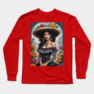 Mi Lindo Pueblito Long Sleeve T-Shirt